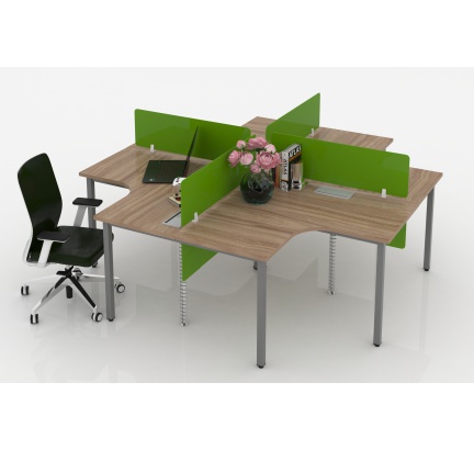 Chân vuông 4 người ngồi 4 góc (2400 x 2400 - 2800 x 2800)