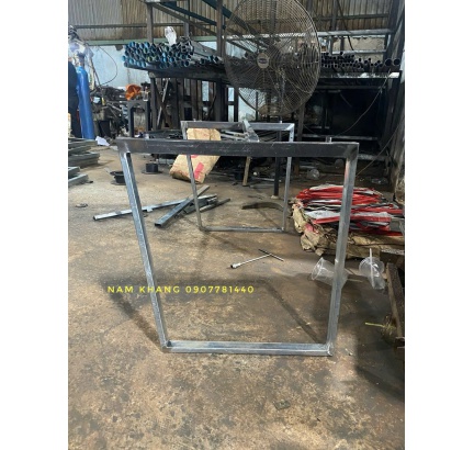 Chân 25x50 kết hợp 50x50(khung chân xéo)