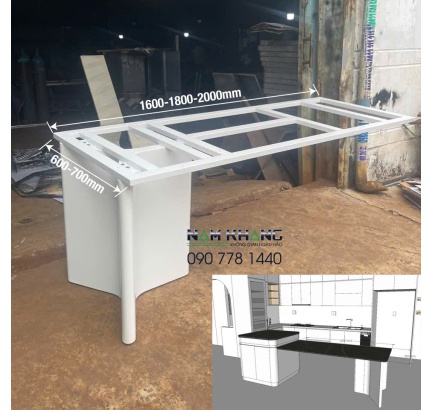 Chân bàn ăn đảo bếp CBA-92