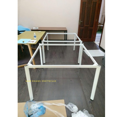 Chân Oval - bàn cụm 2 chỗ ngồi (1200x1200 ,1400x1400, 1000x1000)