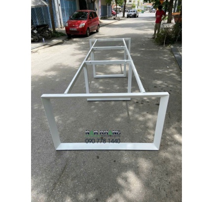 Chân tam giác quỳ  - chân bàn 6 chỗ ngồi