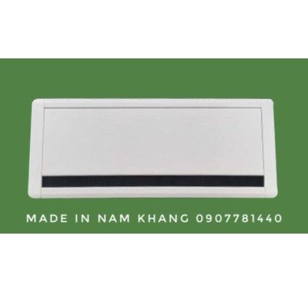 Nắp nhôm giảm chấn màu trắng A5(400x127)