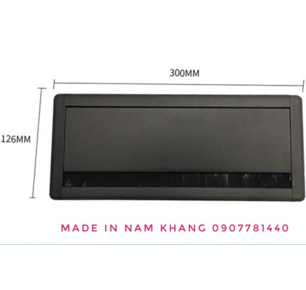 Nắp nhôm giảm chấn A5 màu đen (300X127)