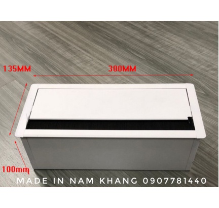 Hộp điện bàn họp A33 màu trắng (300X135)