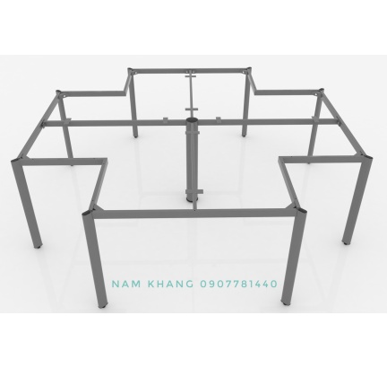 Khung chân Oval 4 chổ ngồi- 4 người 4 góc