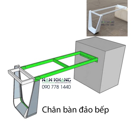 Chân bàn ăn đảo bếp CBA-90